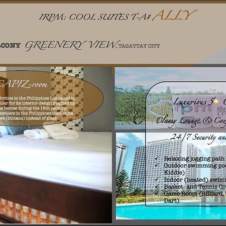 Irpm Coolsuites #Ally Wind Residences 1Br Tower A Greenery View Tagaytay City Esterno foto