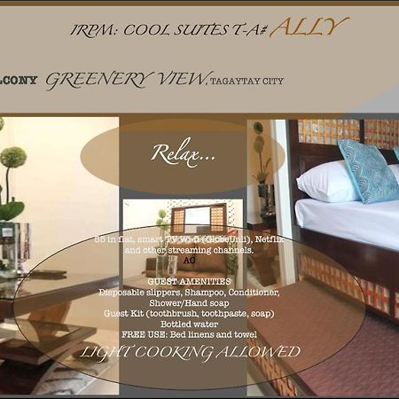 Irpm Coolsuites #Ally Wind Residences 1Br Tower A Greenery View Tagaytay City Esterno foto