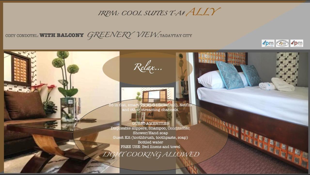 Irpm Coolsuites #Ally Wind Residences 1Br Tower A Greenery View Tagaytay City Esterno foto